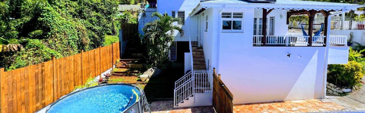 Villa Iguana, Duplex Paisible, Vue Magnifique Mer Et Rocher Du Diamant, Piscine Sainte-Luce Εξωτερικό φωτογραφία